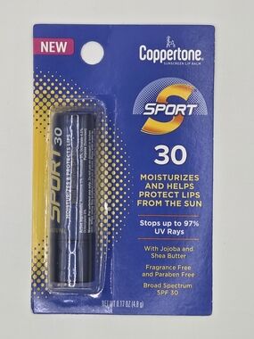 $1 Add-On When Bundled with $14+ Coppertone Sport SPF 30 Lip Balm